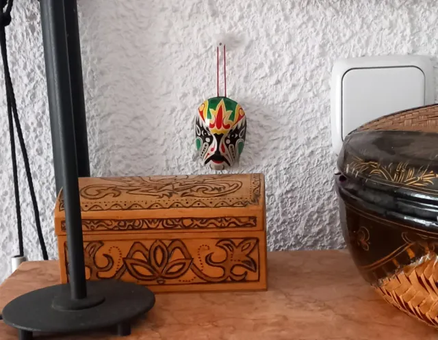 Conjunto 4 Máscaras Chinas Decorativas