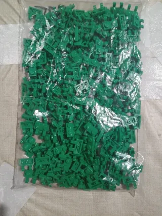 Lego 10x Placa Modificada 1x2 com Clip Nova