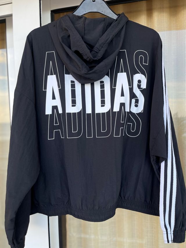 Cortavientos Adidas Negro