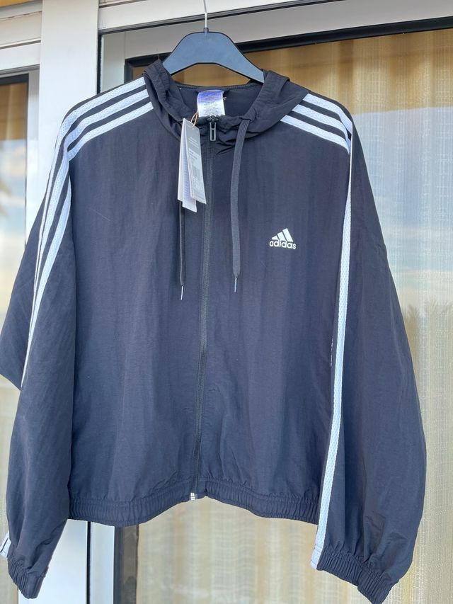Cortavientos Adidas Negro