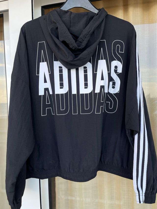 Cortavientos Adidas Negro