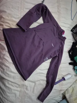 Sudadera deportiva Quechua morada Talla S