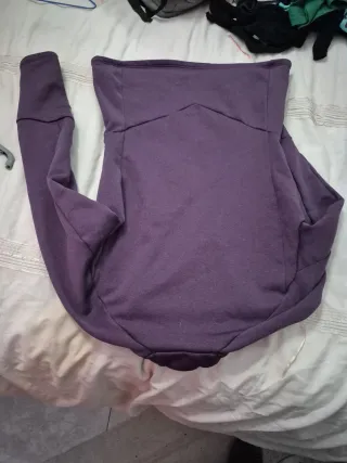 Sudadera deportiva Quechua morada Talla S