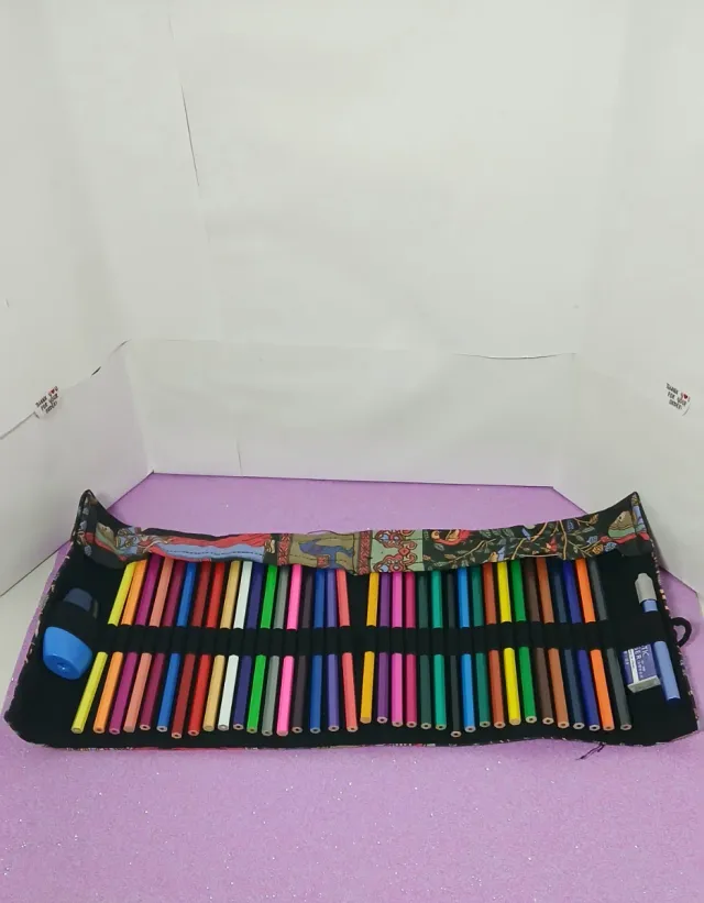 Astuccio vintage tessuto