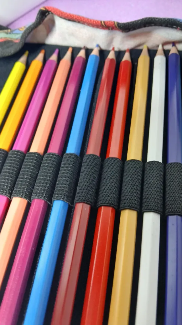 Astuccio vintage tessuto