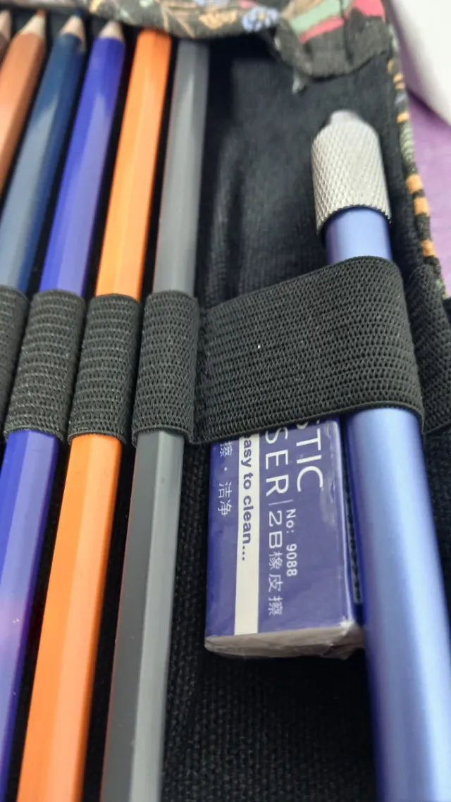 Astuccio vintage tessuto