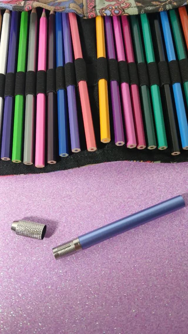 Astuccio vintage tessuto