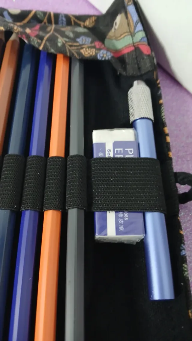 Astuccio vintage tessuto