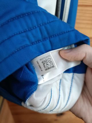 Sudadera Adidas Color Azul, Blanco y Rojo Talla S