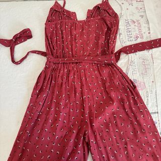 Mono Brownie Flores Rojo