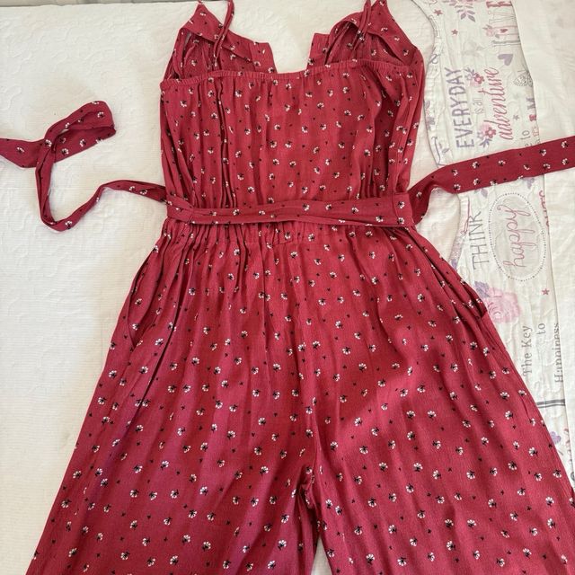 Mono Brownie Flores Rojo