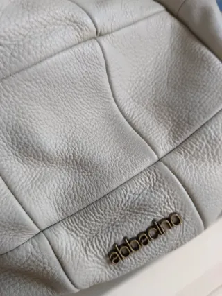 Mochila Abbacino Piel Gris Nueva