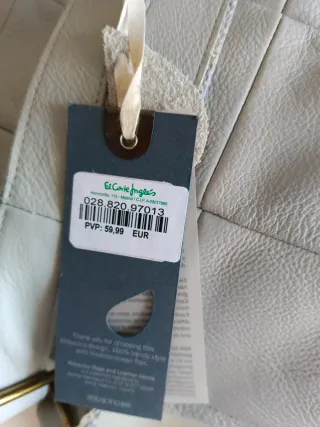 Mochila Abbacino Piel Gris Nueva