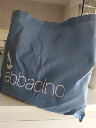 Mochila Abbacino Piel Gris Nueva