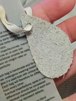 Mochila Abbacino Piel Gris Nueva