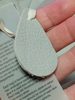 Mochila Abbacino Piel Gris Nueva