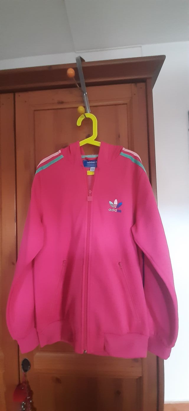 Chaqueta deportiva Adidas rosa