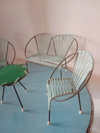 Salotto per bambole vintage