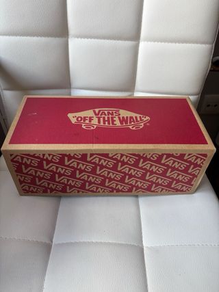 Zapatillas Vans Beige y Blancas