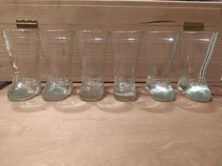 Set di 6 bicchierini da liquore a forma di stivale