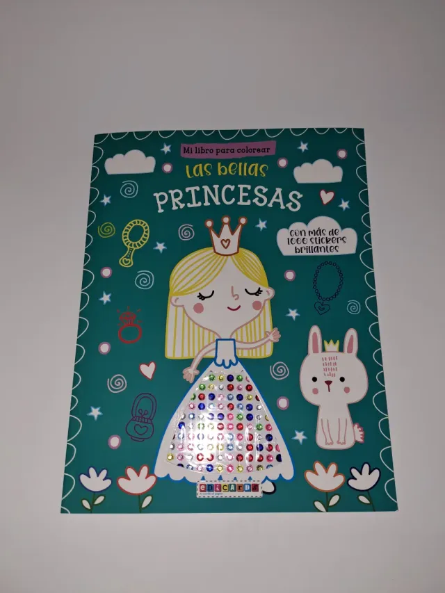 Libro para colorear de unicornios, sirenitas,dino