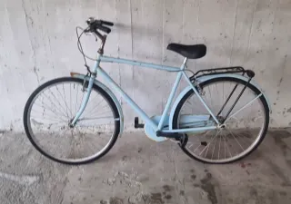 Bici azzurra da uomo