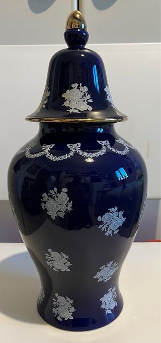 Vaso pregiata ceramica cinese vintage anni 50