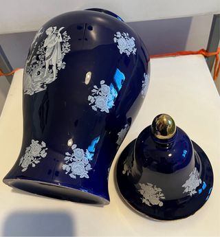 Vaso pregiata ceramica cinese vintage anni 50