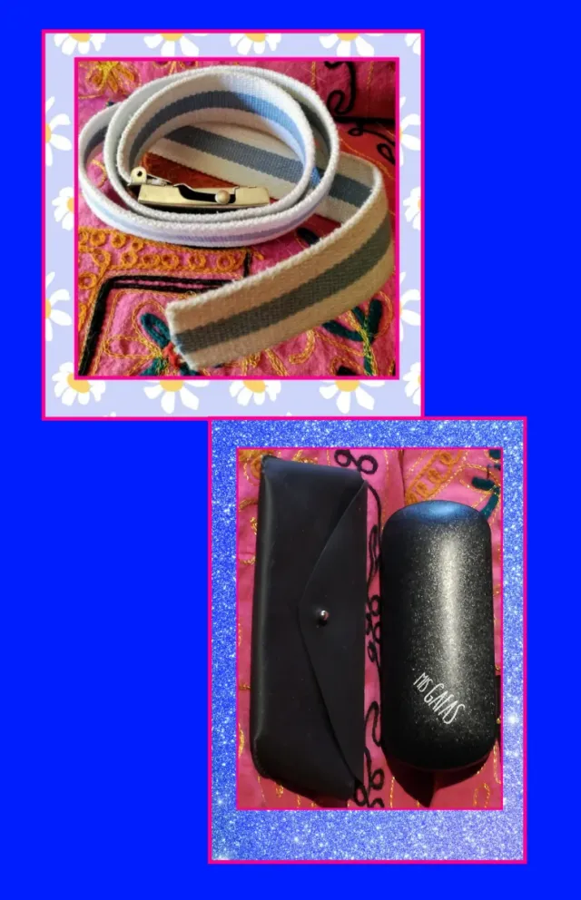 FUNDA PARA GAFAS RÍGIDA,REGALO DE OTRA/CINTURÓN