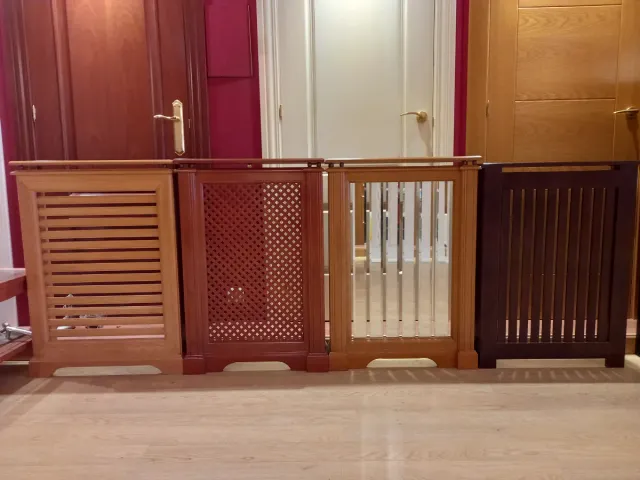 Cubrerradiadores madera exposición