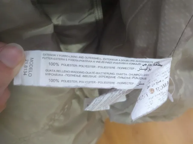 Abrigo Punto Roma Beige con Capucha