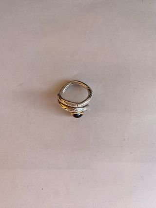 Anillo Plata Serpiente Piedra Roja Natural