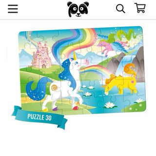 Puzzles, Dominó y Memory Unicornios Clementoni