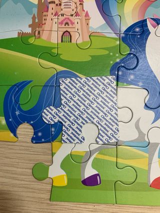 Puzzles, Dominó y Memory Unicornios Clementoni