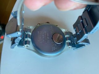 Swatch Irony Diaphane Reloj Azul y Plateado