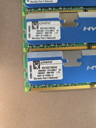 4x Kingston HyperX DDR3 8GB RAM