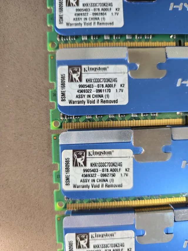 4x Kingston HyperX DDR3 8GB RAM