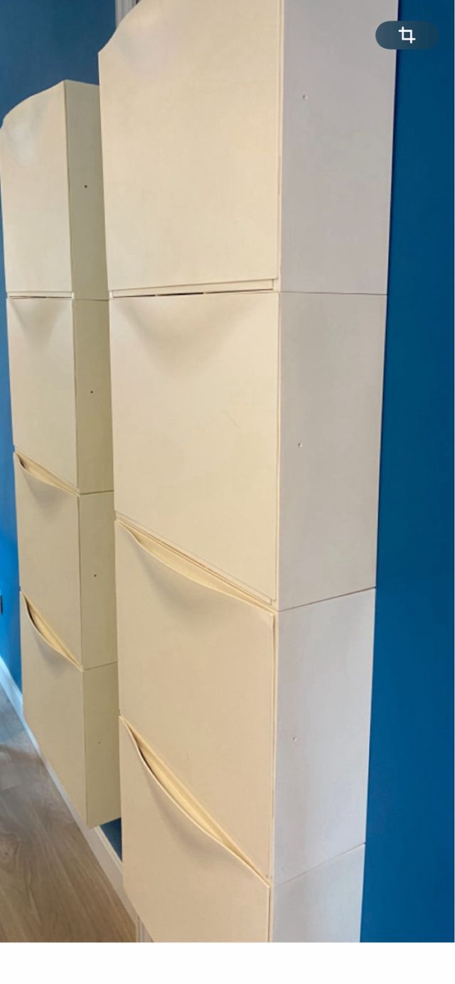 4 Zapateros Ikea Blanco Trones