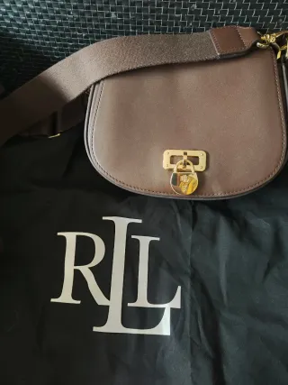 Bolso bandolera Ralph Lauren marrón