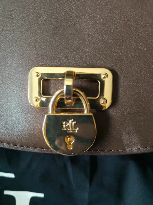 Bolso bandolera Ralph Lauren marrón