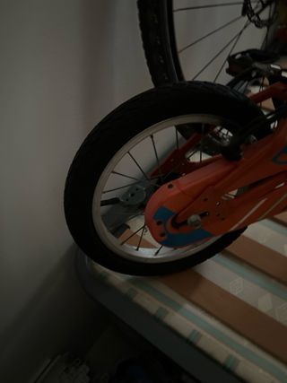 Bicicleta infantil naranja