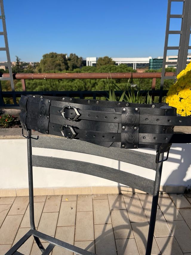 Cintura Viking/Armatura medievale - ecopelle NEW