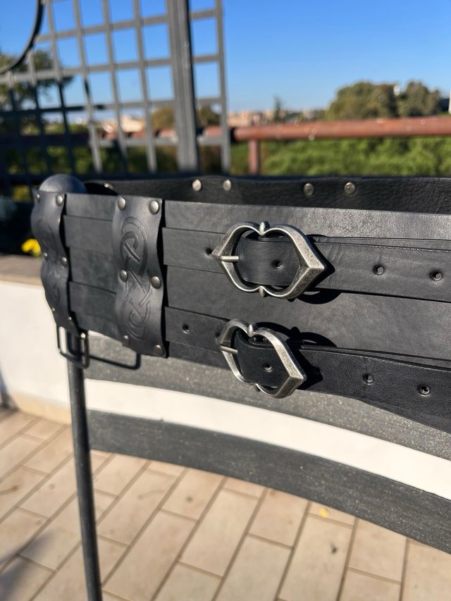 Cintura Viking/Armatura medievale - ecopelle NEW