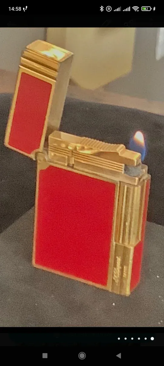 Mechero Dupont Gatsby Laca China con estuche Nuevo