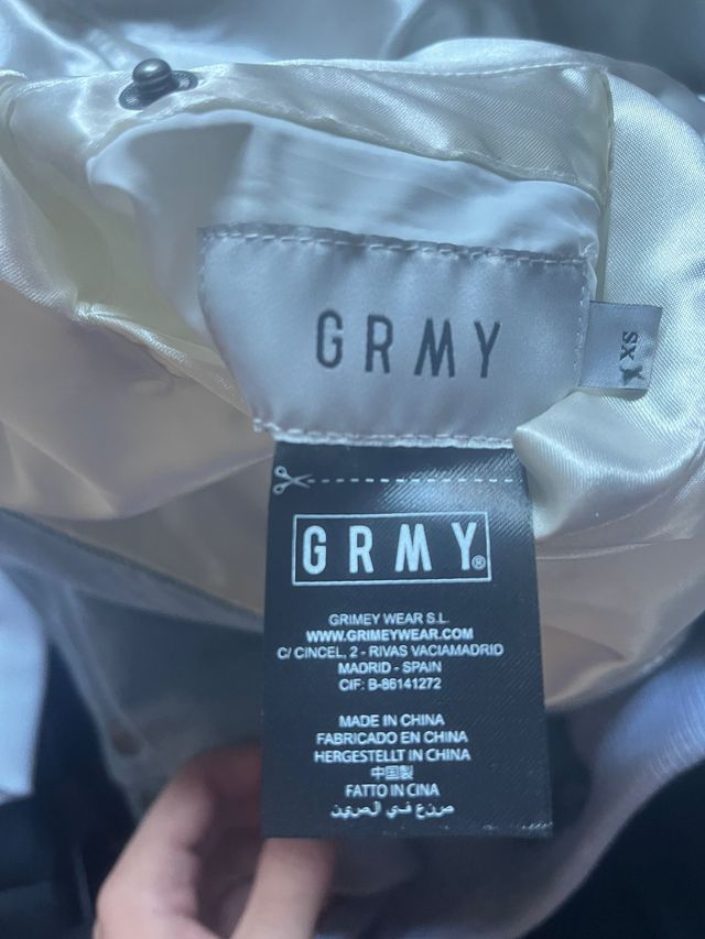 Chaqueta Grimey Blanca y Negra