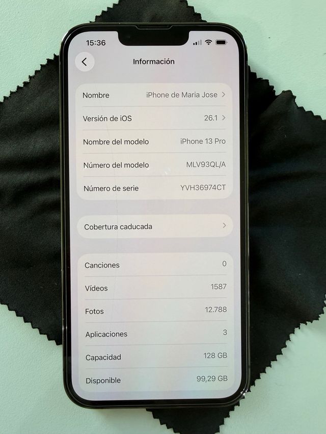iPhone 13 Pro 128GB Negro