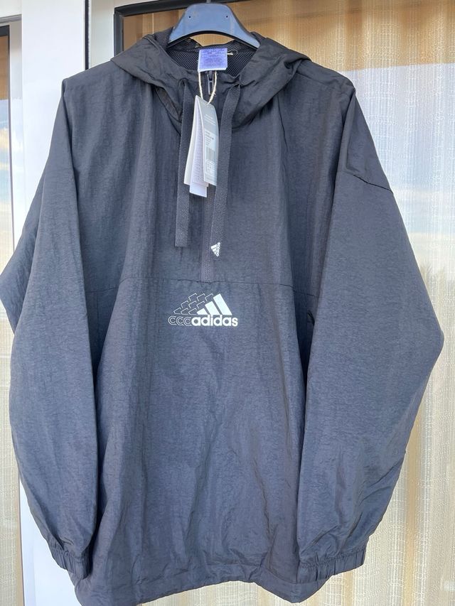 Cortavientos Adidas Talla Única Negro