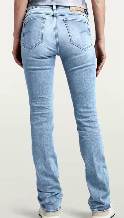 Jeans azules de corte recto