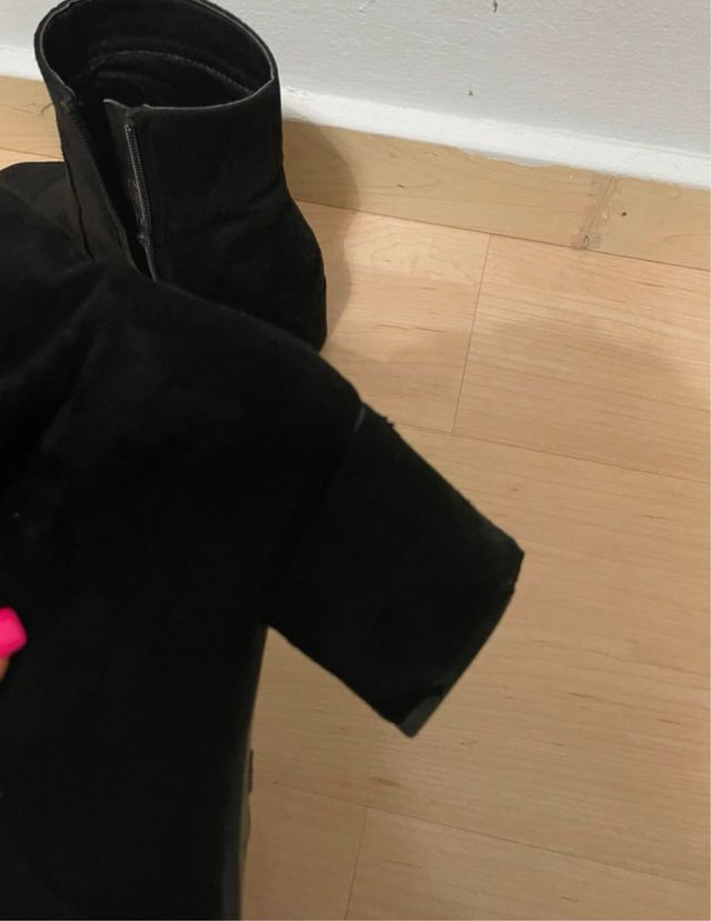 Botines negros tacón