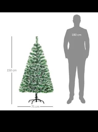 Árbol de Navidad Nevado 150cm